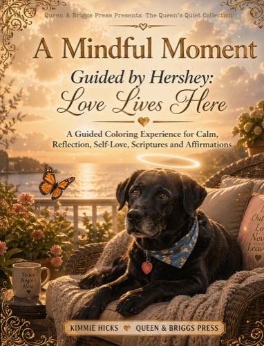 A Mindful Moment: Love Lives Here coloring book cover